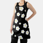 Moderne Eenvoudige lente Daisy bloemen gradiënt Schort (Insitu)