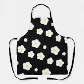 Moderne Eenvoudige lente Daisy bloemen gradiënt Schort (Voorkant)