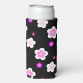 Moderne Eenvoudige lente Daisy bloemen gradiënt Seltzer Blikjeskoeler (Seltzer Voorkant)