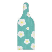 Moderne Eenvoudige lente Daisy bloemen gradiënt Snijplank (Voorkant)