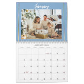 Moderne eenvoudige leuke familie afbeeldingen 2025 kalender (Jan 2026)