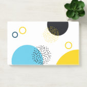Moderne, eenvoudige, leuke, memphis stijl geometri post-it® notes (Kantoor)