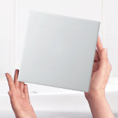 Moderne eenvoudige lichtgrijze effen kleur effen T Tegeltje