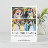 Moderne, eenvoudige liefde en Bedankt 4 Foto (Staand voorkant)