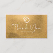 Moderne Eenvoudige Logo-coupon voor bedrijven Contactkaartje (Voorkant)