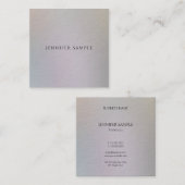 Moderne, eenvoudige luxe luxe Professional-monitor Vierkante Visitekaartje (Voorkant / Achterkant)