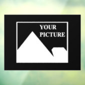 Moderne Eenvoudige Maak Je Eigen Huwelijksfoto Raamsticker (Vel 3)