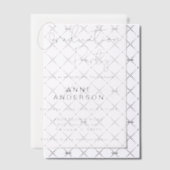 Moderne Eenvoudige Maatwerk Afstuderen Party Overl Vellum Uitnodigingen (Offset (Uitnodiging))