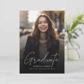 Moderne Eenvoudige Manuscript Bekleding Foto 2023  Aankondiging (Staand voorkant)