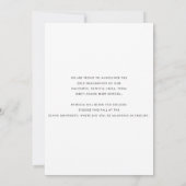 Moderne Eenvoudige Manuscript Bekleding Foto 2023  Aankondiging (Achterkant)