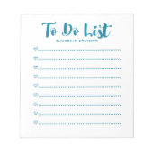 Moderne Eenvoudige Manuscript om de Blocnote van d (Voorkant)