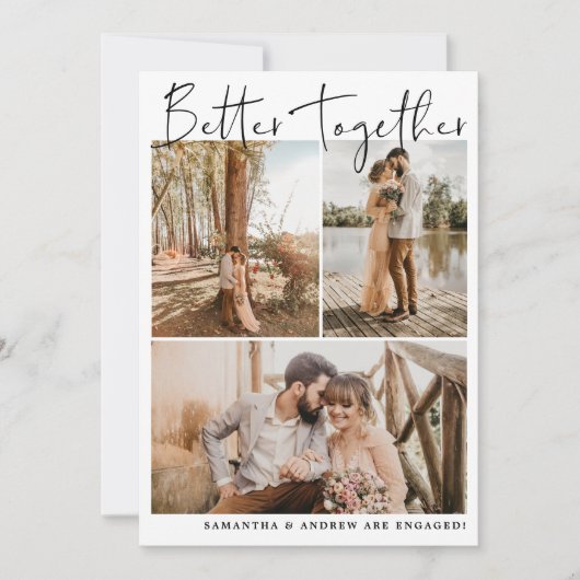 Moderne eenvoudige manuscriptschakelaar 6 foto's v aankondiging (Voorkant)