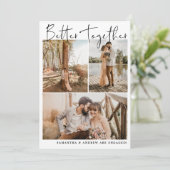 Moderne eenvoudige manuscriptschakelaar 6 foto's v aankondiging (Staand voorkant)