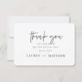 Moderne eenvoudige minieme camouflage bedankt (Voorkant)