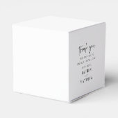 Moderne eenvoudige minieme camouflage bedankt bedankdoosjes (Achterkant)