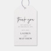 Moderne eenvoudige minieme camouflage bedankt cadeaulabel (Achterkant)