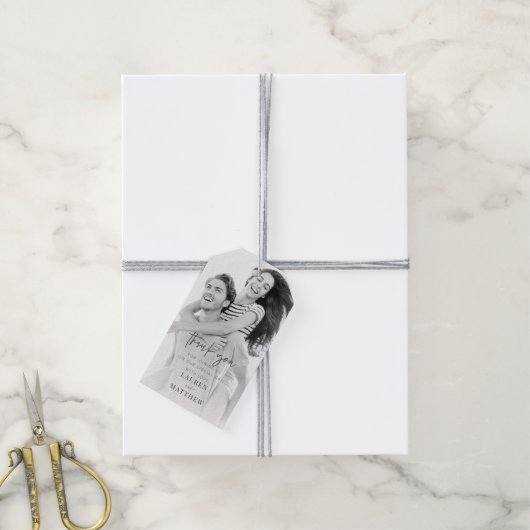 Moderne eenvoudige minieme camouflage bedankt cadeaulabel (Met Touw)