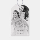 Moderne eenvoudige minieme camouflage bedankt cadeaulabel (Achterkant)