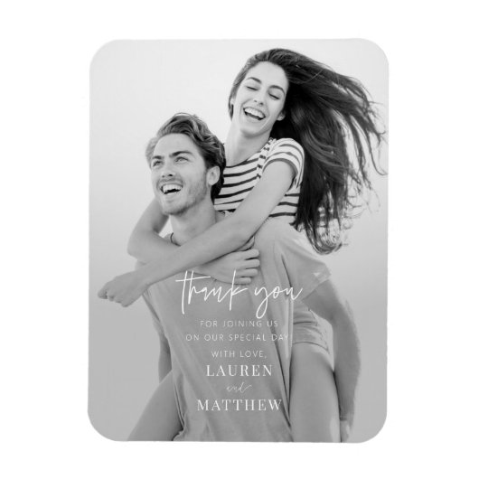 Moderne eenvoudige minieme camouflage bedankt magneet (Verticaal)