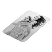 Moderne eenvoudige minieme camouflage bedankt magneet (Linkerzijde)