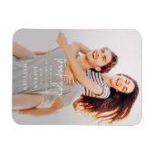 Moderne eenvoudige minieme camouflage bedankt magneet (Horizontaal)