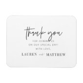 Moderne eenvoudige minieme camouflage bedankt magneet (Horizontaal)