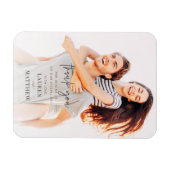 Moderne eenvoudige minieme camouflage bedankt magneet (Horizontaal)