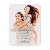 Moderne eenvoudige minieme camouflage bedankt magneet (Verticaal)