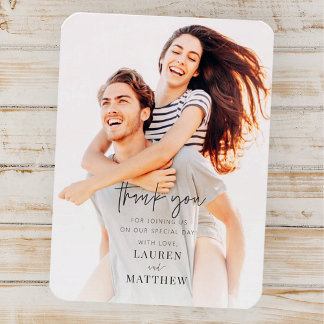 Moderne eenvoudige minieme camouflage bedankt magneet