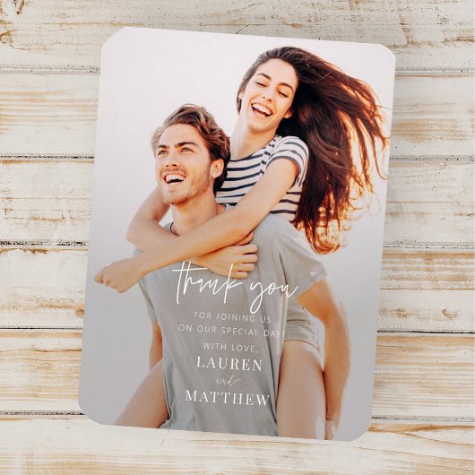 Moderne eenvoudige minieme camouflage bedankt magneet