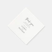 Moderne eenvoudige minieme camouflage bedankt servet (Hoek)