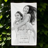 Moderne eenvoudige minieme camouflage bedankt spandoek