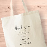 Moderne eenvoudige minieme camouflage bedankt tote bag<br><div class="desc">Het ontwerp is samengesteld uit moderne chic typografie met sans serif en serif doopvont.</div>