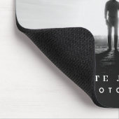 Moderne Eenvoudige Minimale Fotografe Bedrijf Muismat (Hoek)