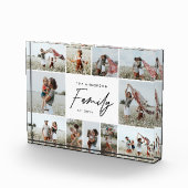 Moderne eenvoudige minimale multi-foto familie cad fotoblokken (Rechts)