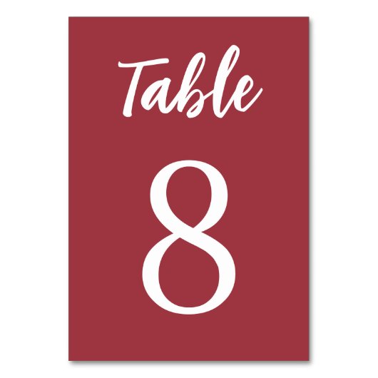 Moderne eenvoudige, minimale rode bruiloft kaart (Voorkant)