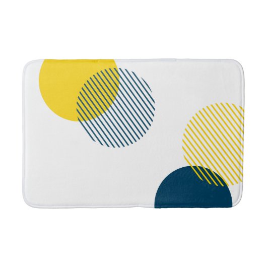 Moderne, eenvoudige, minimale, trendy abstracte ku badmat (Voorkant)