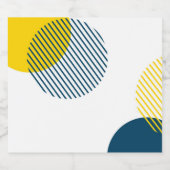 Moderne, eenvoudige, minimale, trendy abstracte ku bier etiket (Enkel label)