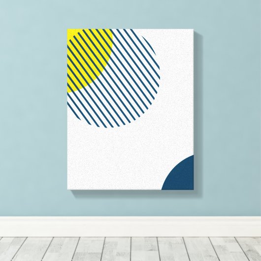 Moderne, eenvoudige, minimale, trendy abstracte ku canvas afdruk (Insitu (Houten vloer))