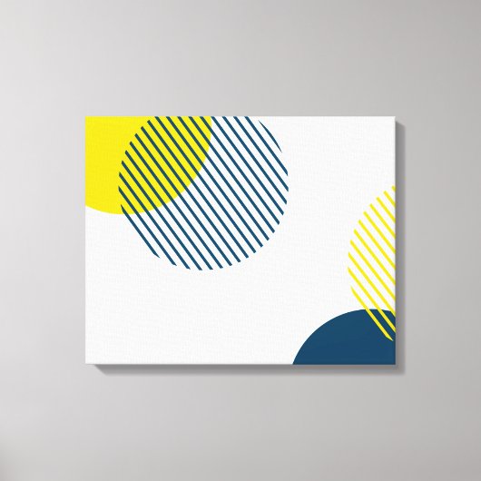 Moderne, eenvoudige, minimale, trendy abstracte ku canvas afdruk (Voorkant)