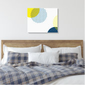 Moderne, eenvoudige, minimale, trendy abstracte ku canvas afdruk (Insitu (Slaapkamer))