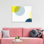 Moderne, eenvoudige, minimale, trendy abstracte ku canvas afdruk (Insitu (Woonkamer))