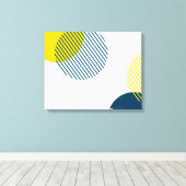 Moderne, eenvoudige, minimale, trendy abstracte ku canvas afdruk (Insitu (Houten vloer))