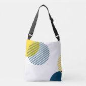 Moderne, eenvoudige, minimale, trendy abstracte ku crossbody tas (Voorkant)