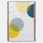 Moderne, eenvoudige, minimale, trendy abstracte ku deken (Voorkant Verticaal)