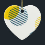 Moderne, eenvoudige, minimale, trendy abstracte ku keramisch ornament<br><div class="desc">Moderne,  eenvoudige,  minimale,  koele,  trendy,  abstracte achtergrond in de stad gemaakt met geometrische cirkels in gele en blauwe kleuren. Memphis stijl modern,  speels vectorkunst grafisch ontwerpkunstwerk.</div>