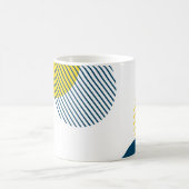 Moderne, eenvoudige, minimale, trendy abstracte ku koffiemok (Center)