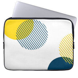 Moderne, eenvoudige, minimale, trendy abstracte ku laptop sleeve