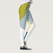 Moderne, eenvoudige, minimale, trendy abstracte ku leggings (Rechts)