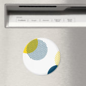 Moderne, eenvoudige, minimale, trendy abstracte ku magneet (Insitu (Vaatwasser))